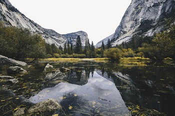 Mountain lake border collage element | Free PSD - rawpixel