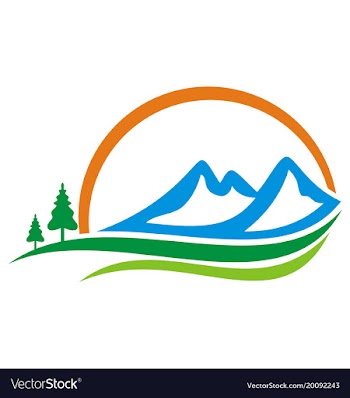  					Mountain landscape nature beauty logo vector image														