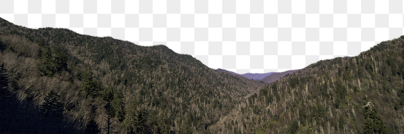 Mountain landscape png border, nature | Free PNG - rawpixel