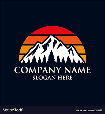mountain logo design