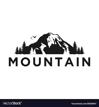 mountain logo outdoor emblem circle - adventure