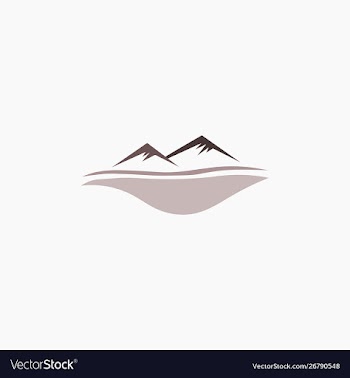 Mountain logo vector image