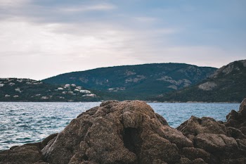 Mountain Near Body of Water