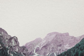 Mountain paper collage background, nature | Free PSD - rawpixel