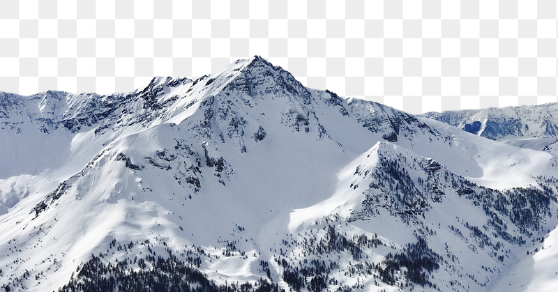 Mountain peak png border, nature | Free PNG - rawpixel