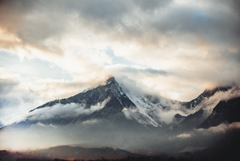 Mountain Surrounded With Fog