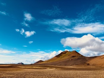 Mountain Under Blue Sky 