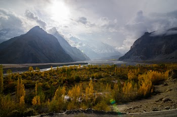 Mountain Under Clouds