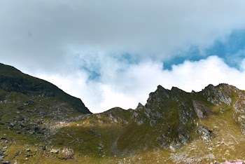 Mountain Under White Clouds