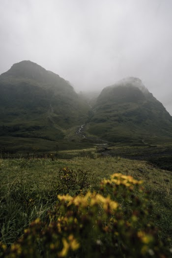 Mountain Under White Sky