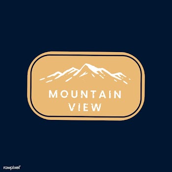 Mountain view badge | Free stock vector - 575122