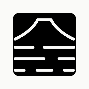 Mountain web UI icon psd in solid style | Free stock illustration | High Resolution graphic