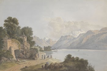 Mountainous Landscape with Lake, Gate | Free Photo - rawpixel