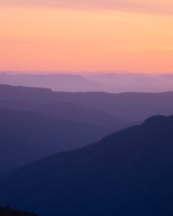 Mountains During Golden Hour