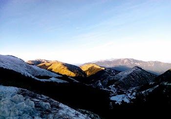 Mountains During Golden Hour
