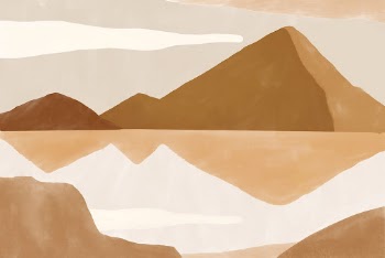 Mountains earth tone nature background | Free PSD - rawpixel