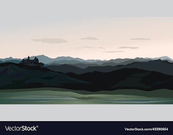 mountains landscape rural nature background