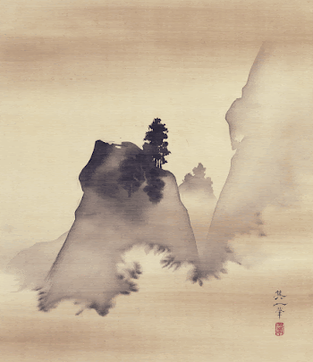 Mountains (right from the triptych | Free Photo - rawpixel