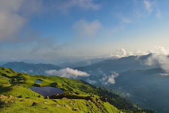 Mountains Under Bleu Sky