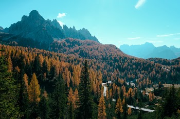 Mountains Under Blue Sky