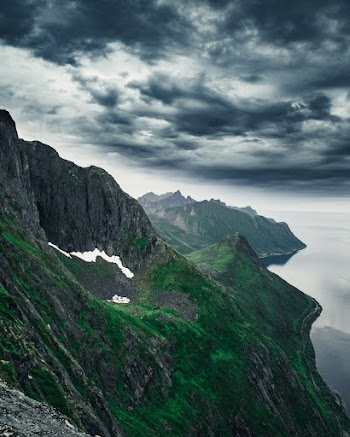 Mountains Under Cloudy Sky