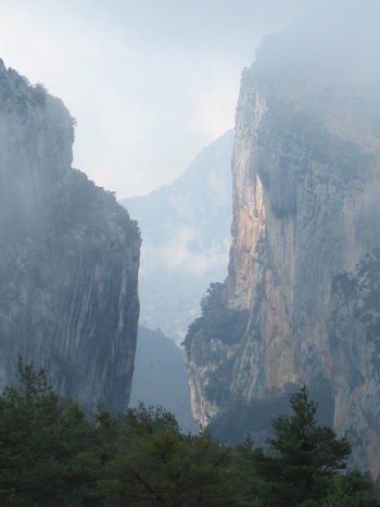Mountains Under Foggy Day
