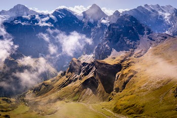 Mountains Under Sunny Sky