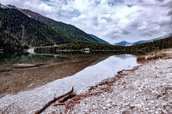 Mountains Under White Clouds