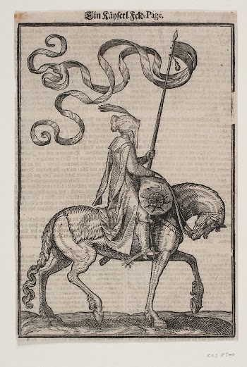 Mounted standard-bearer, profile towards the right; | Free Photo - rawpixel