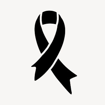 Mourning symbol collage element, black | Free Icons - rawpixel