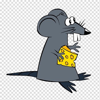 Mouse Cheese sandwich , Evil Rat transparent background PNG clipart