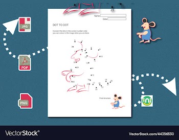 mouse dot to dot worksheet