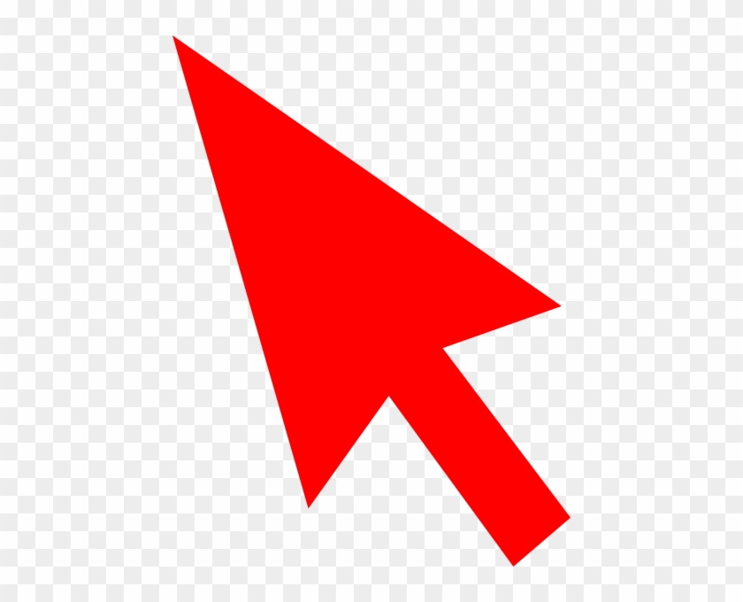 Mouse Pointer Clip Art At Clker - Red Mouse Pointer Png