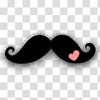Moustache Con Corazon transparent background PNG clipart
