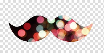 MOUSTACHES, bokeh light mustache transparent background PNG clipart