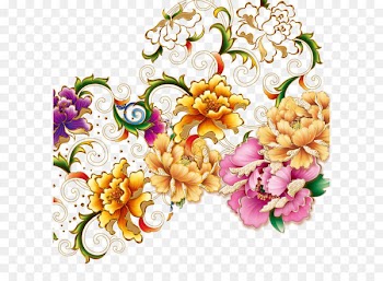 Moutan peony Download - Chinese wind vector tree peony Phnom Penh 