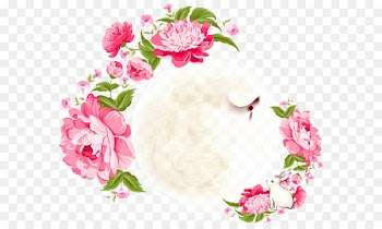 Moutan peony Garden roses Flower - Mid autumn decoration 