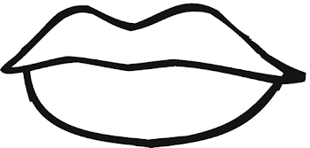 Mouth Clipart Black And White | Free download best Mouth Clipart ...