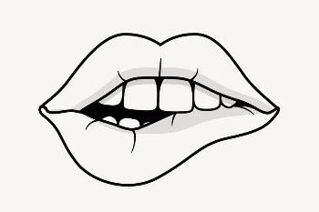 Mouth doodle collage element, cute | Free Vector Illustration - rawpixel
