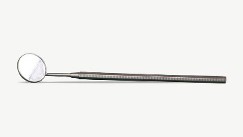 Mouth mirror, dental instrument collage | Free PSD - rawpixel
