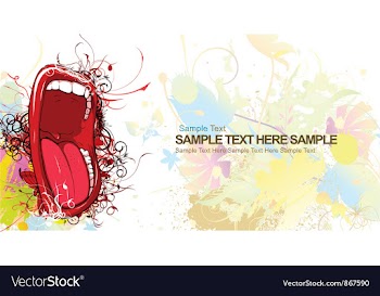 Mouth vector image