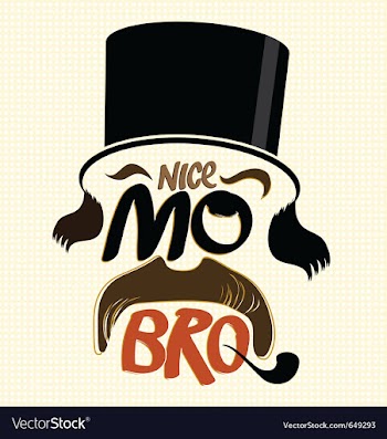 Movember design vector image