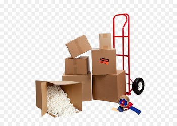 Mover Relocation Box Hand truck U-Haul - packing material 