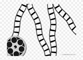 Movie Camera Tools Free Black White Clipart Images - Film Reel Clip Art