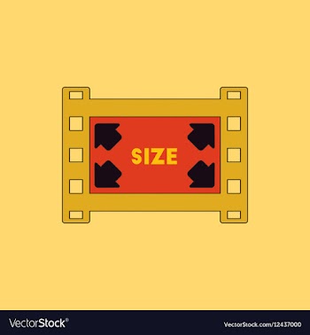 Movie frame in flat style film vector image