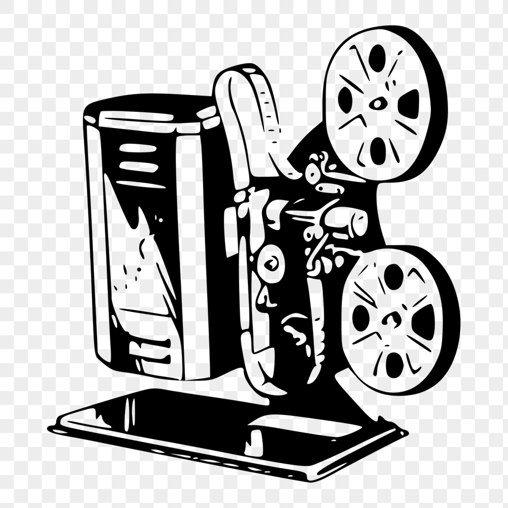 Movie projector png sticker, media | Free PNG - rawpixel