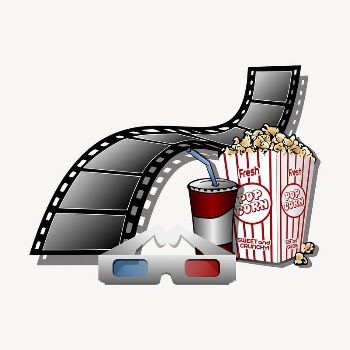 Movie set clipart, entertainment illustration | Free Vector - rawpixel