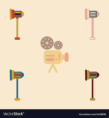 Movie stage light Collection vector image