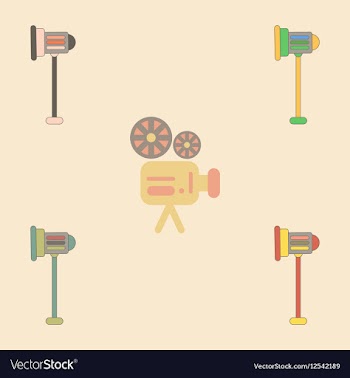 Movie stage light Collection vector image