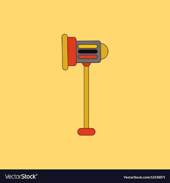 Movie stage light in flat vector image